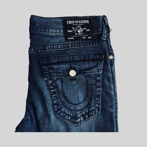 True Religion Geno Flap Big T Stitch Slim Jean W34/L34